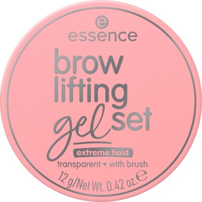 Essence Brow Lifting Gel Set - Transparent mit extremem Halt + inklusive Pinsel 