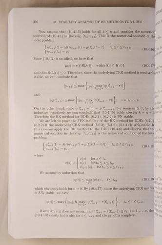 NUMERICAL METHODS FOR DELAY DIFFERENTIAL EQUATIONS By Alfredo Bellen & Marino - Imagen 8 de 8