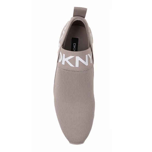 DKNY Ashton Slip On Trainers, Sneakers, In Black and Grey Knit Women’s - Picture 20 of 20
