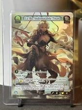 Foil Lu Bu, Indomitable Titan EN-208 Abyssal Heaven Ultra Rare Grand Archive