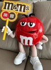 rare 2023 China red  M&M's m&m's candy display big figure for collectible 50cm