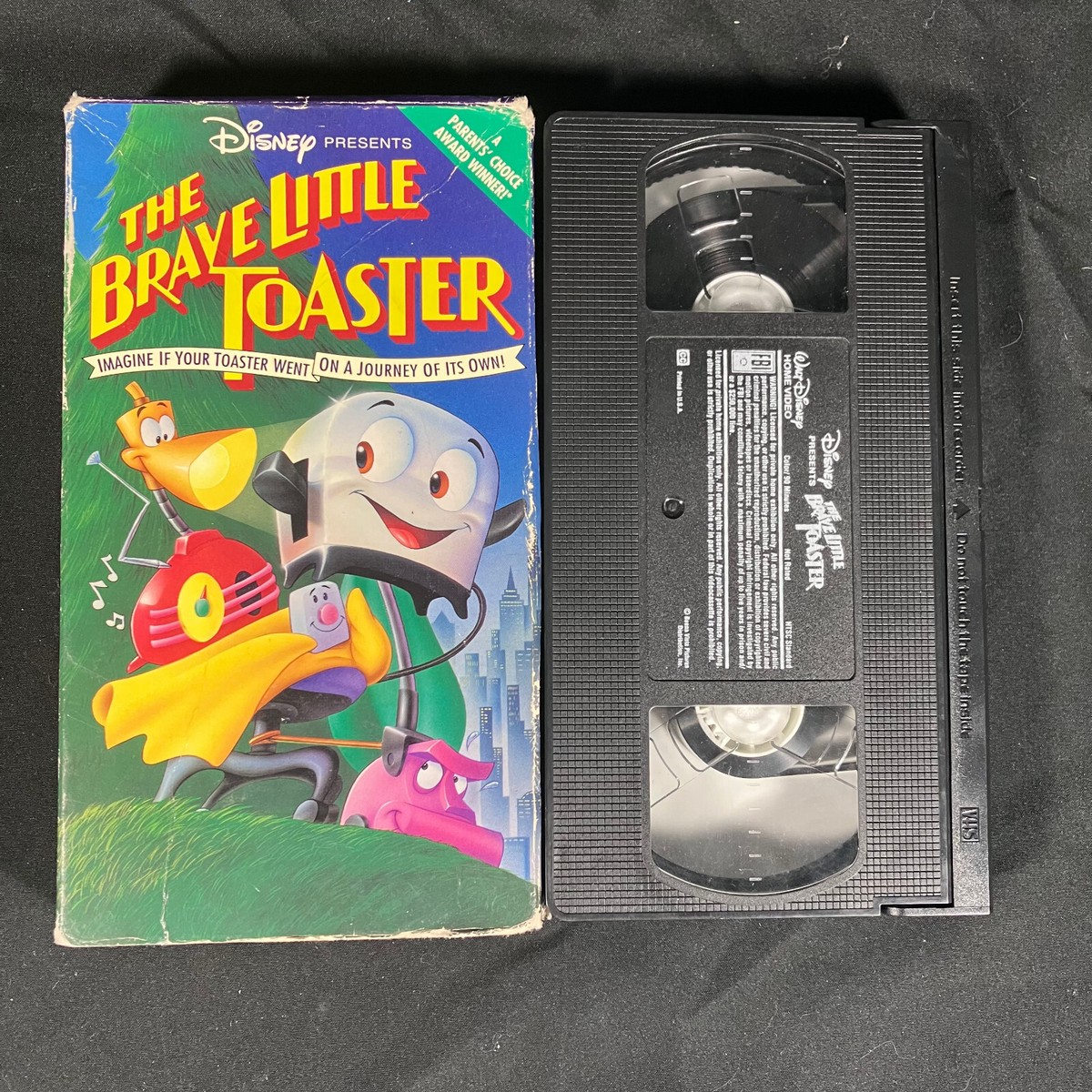 Disney-The Brave Little Toaster(VHS 1988)VERY RARE Slip Cover