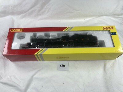 634 Hornby R3276 Class 4P Compound 4-4-0 1072 in LMS black. Mint