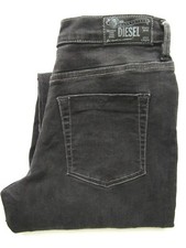 Diesel Niclah straight high waist women's jeans  W27 L26 grey stretch LEVC610