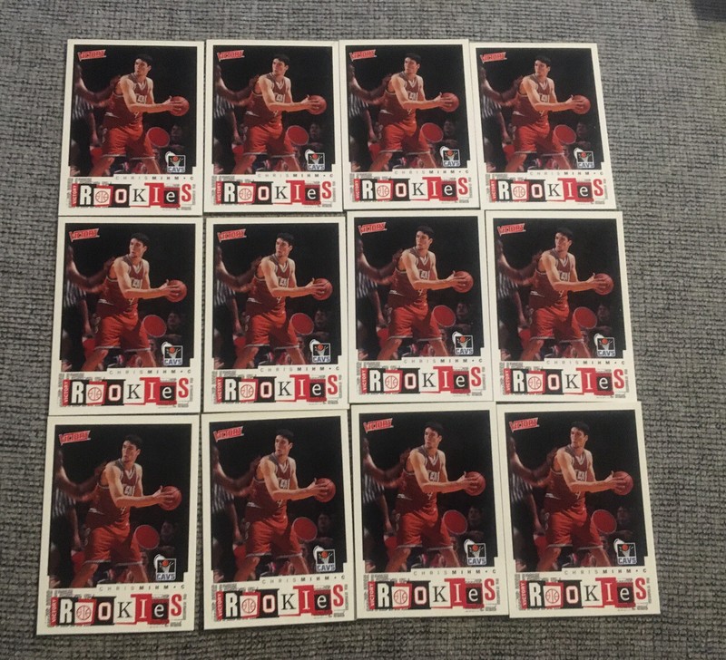 (12) 2000-01 Victory #263 Chris Mihm Rookies Cleveland Cavaliers Lot Longhorns