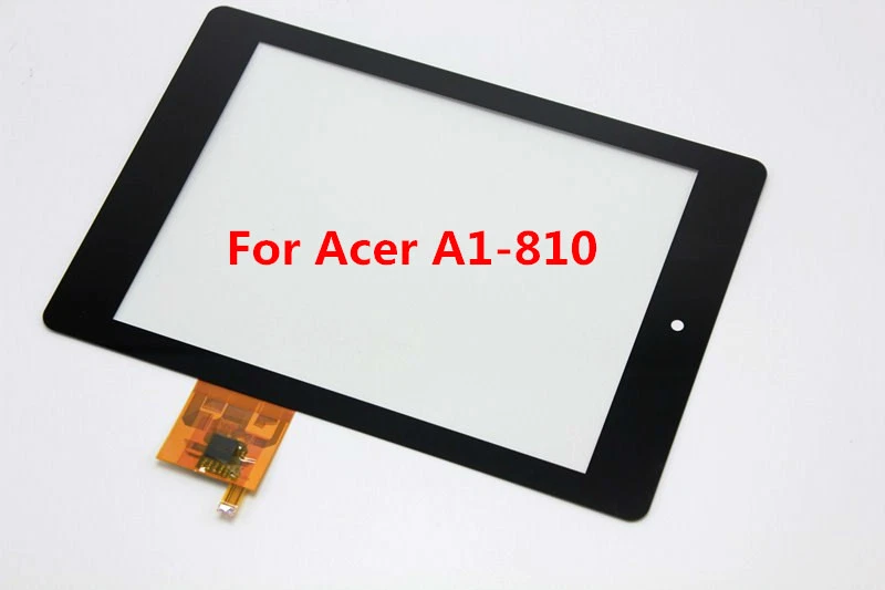 VETRO+ TOUCH SCREEN ACER ICONIA TAB A1-810 8" A810 DIGITIZER DISPLAY NERO TABLET