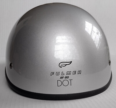 FULMER AF-80 HELMET.DOT (SIZE 2XL) SILVER COLORED. BLACK INTERIOR.POUCH. ON ROAD