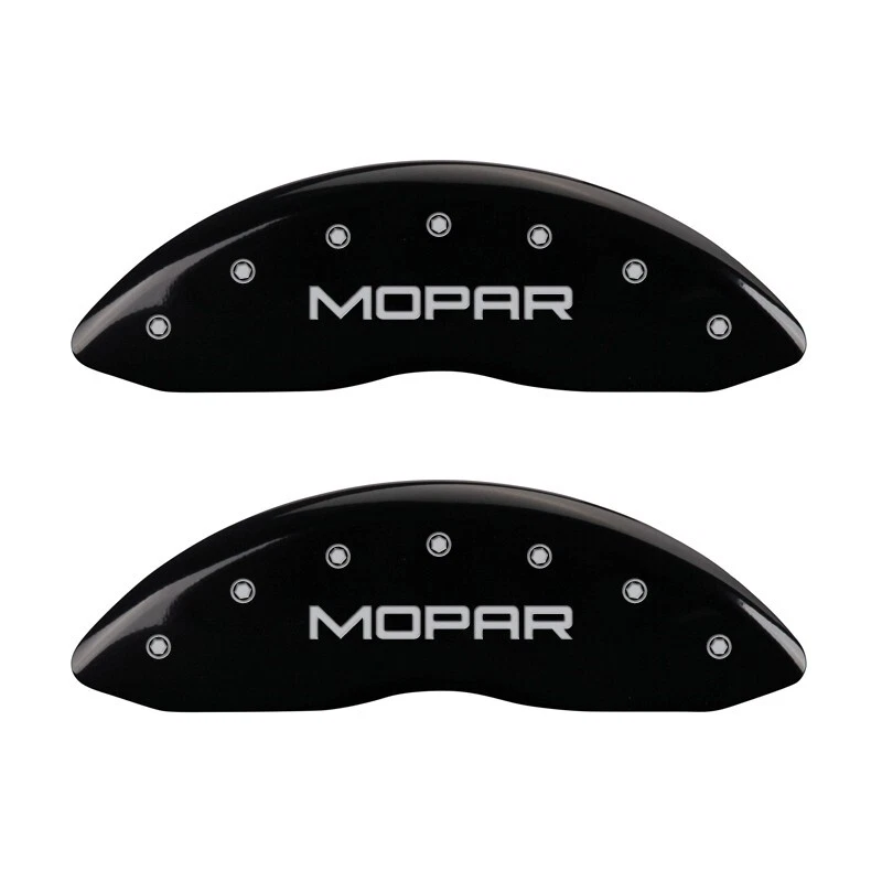 Chrysler Pacifica 2004-2008 cubiertas de pinza de disco de freno delanteras + traseras negras MGP Mopar Foto 2 de 4