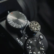 Camera Cover Shutter Button Sakura Rose Orchid For Leica Sony Canon Nikon Fuji