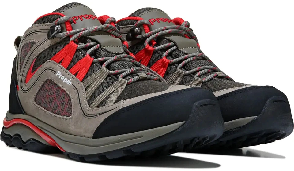 Zapatilla deportiva de senderismo impermeable Propet Peak WBA002M - roja/gris, barry/gris, azul/negro Foto 2 de 4