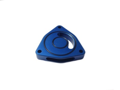 Torque Solution Blow Off BOV Sound Plate (Blue) Fits Kia Optima 2.0T