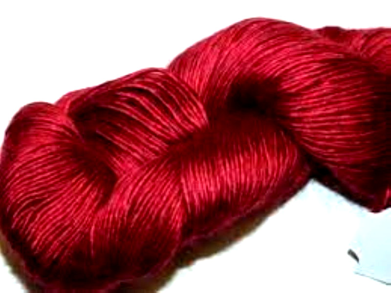 HTF RUBY RED 100gr Skein 329yd Knit Picks DIADEM FINGERING Luxe ALPACA+SILK YARN