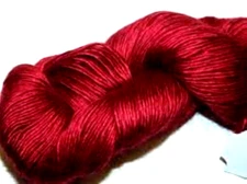 HTF RUBY RED 100gr Skein 329yd Knit Picks DIADEM FINGERING Luxe ALPACA+SILK YARN