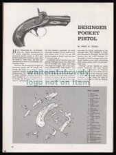 DERRINGER Poclet Piarol  Schematic Parts List Assembly Disassembly Article