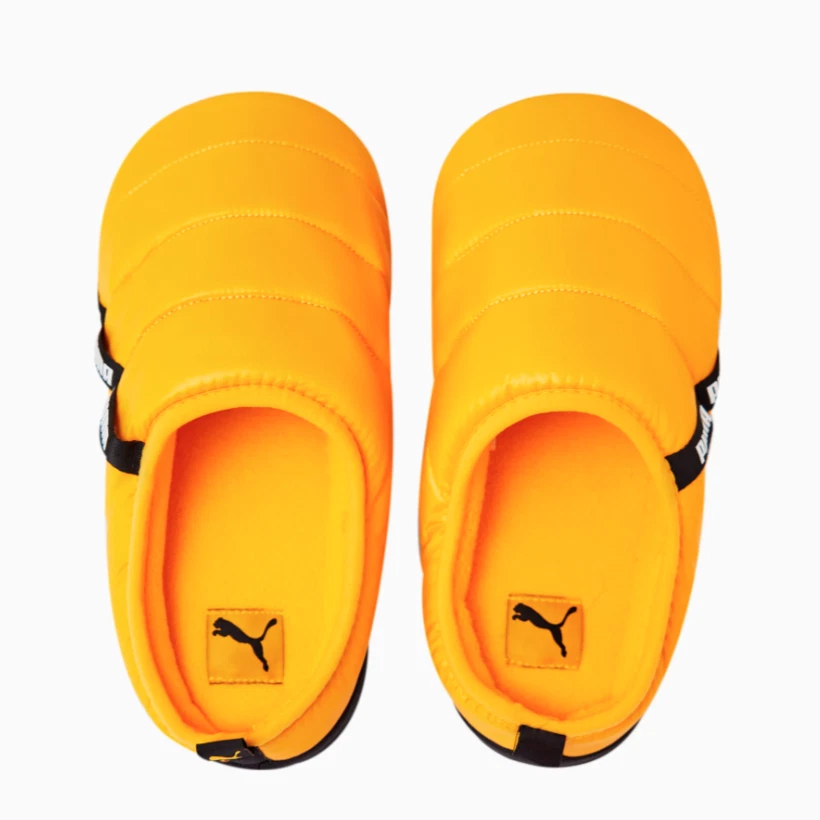 Konkurrencedygtige Spektakulær Valg New Puma Scuff Gloss Winter Slides Slippers - Yellow (38683302) | eBay