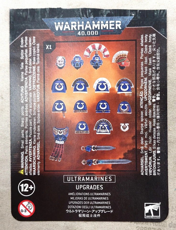 Warhammer 40000 ULTRAMARINES UPGRADE bits