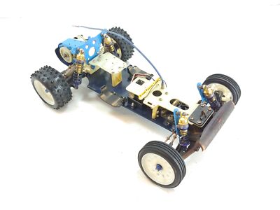 *RARE* VINTAGE RC TRAXXAS BULLET METAL PAN RC 1/10 2WD BUGGY ROLLER READ