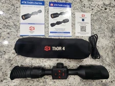 ATN Thor 4 384 TIWST4387A 7-28x Thermal Riflescope - Black Slightly Used