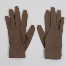 Unbranded Women's S Unlined Light Brown Nylon Gloves