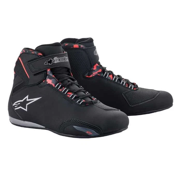 Alpinestars Sektor Short Black Grey Red Fluo