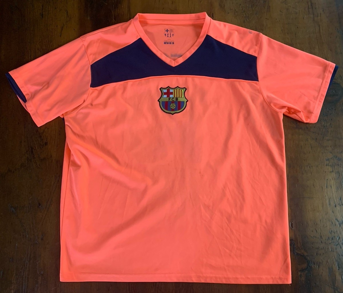 2009-10 Lionel Messi #10 FC Barcelona Jersey Orange Men's Size