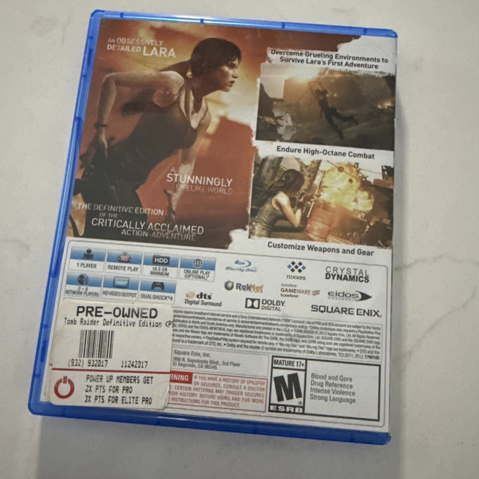 Tomb Raider Definitive Artbook Edition PlayStation 4 PS4 CIB probado Foto 2 de 4