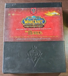 World of Warcraft Trading Card Game Horde Art Card Set 35 8x10 Art Cards Rare