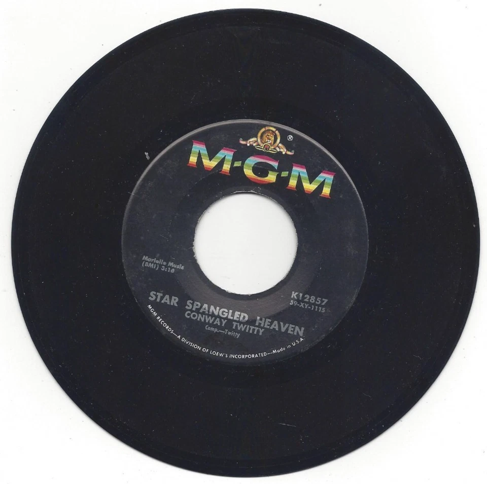 CONWAY TWITTY, "LONELY BLUE BOY" - Image 3 of 3