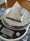 Silver Bullion 1450 Grams  .999 Pyramid Hand poured 1.45 Kg Or 50 28.5g Ounces