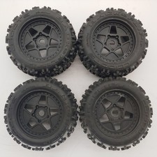 4x Arrma Dboots Backflip Lp 18 Monster Truck Tires On 17mm Hex Wheels Kraton 4x Arrma Dboots Backflip Lp 18 Monster Truck Tires On 17mm Hex Wheels Kraton