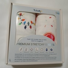 totaha 2 Pack Christmas Pac k And Play Sheets Premium Stretchy New With Tags