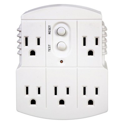 Tower Manufacturing 30440003 Auto-Reset 15 AMP Grounded 3-Prong, White 