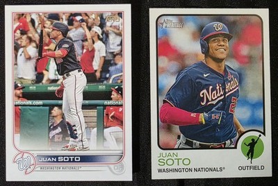Juan Soto 2 Card Lot - Washington Nationals