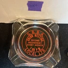 G.B.B.A. Union Meeting Vintage-Glass Ashtray With Red Copy-Classic!