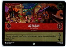 #136/204 Agrabah - Marketplace Common Ruby COLD FOIL 2024 Disney Lorcana Fabled