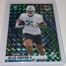 2025 Panini Mosaic NFL Ollie Gordon II Green Mosaic Rookie Card #310 Miami