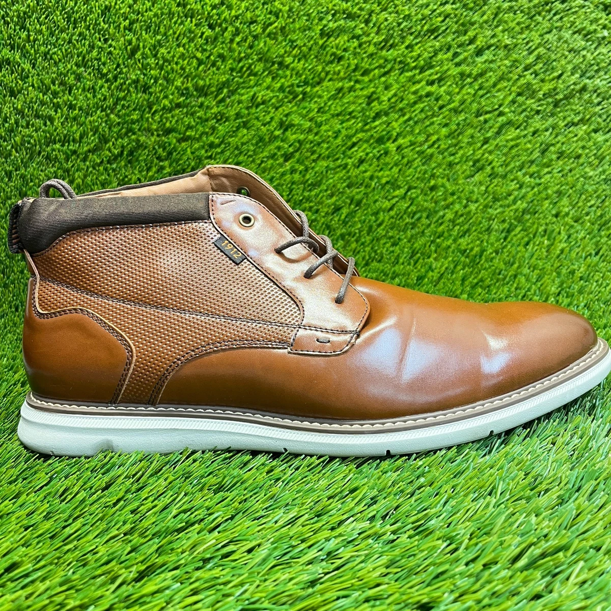 Nunn Bush Buchanan Mens Tan Brown Leather Chukka Boots 81098-239 Size 8M NEW 1?fmt=auto main image 4