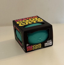 Schylling NeeDoh Cool Cats "Pet Me" Squeeze Toy Teal Ages 3 26099HY