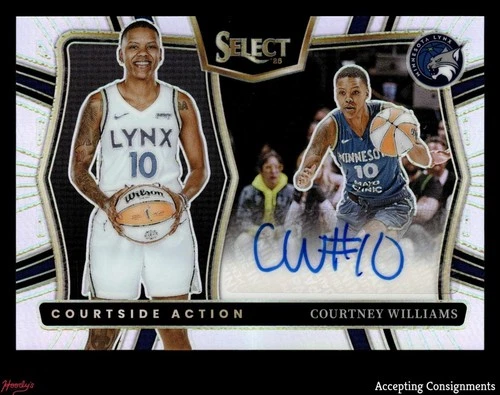 Courtney Williams 2025 Panini Select Courtney Williams Auto