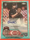 2023 Topps Chrome Aqua Wave Refractor Brandon Williamson Auto RC /199 #AC-BWI