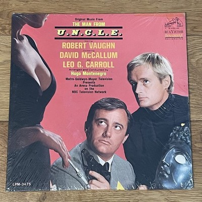 Unique LP: ''The Man From U.N.C.L.E.'', 1965, RCA (LPM-3475), Mono, Shrink, EXC