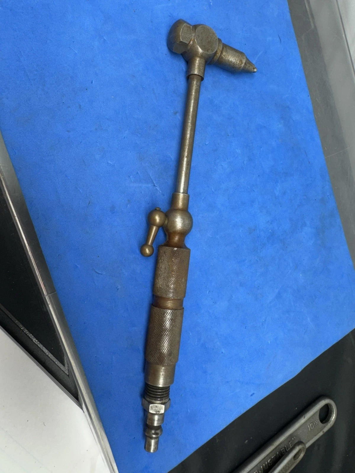 Vintage Hastings Piston Peening Hammer, Pneumatic HTF