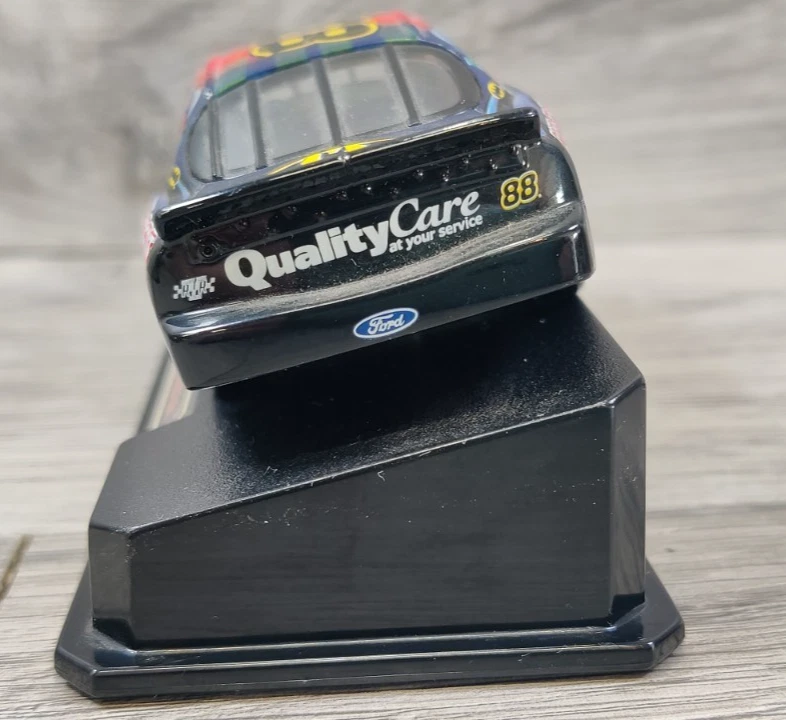 1998 Winners Circle 1/43 Dale Jarrett #88 Ford Quality Care / Batman-W/Stand - Image 4 of 4