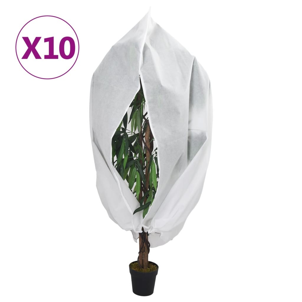 Stock 10pz vidaXL Coperture Termiche Piante 2,36x2m - TNT 70g/m² con Zip