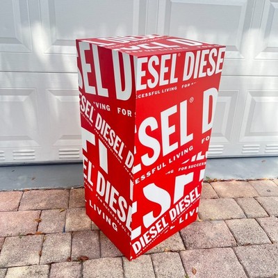 Diesel Clothing Store Display Pedestal Promo Box AOP RARE
