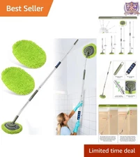 Wall Cleaner Max 66'' Long Handle Ceiling Dust Mop with Microfiber Refill