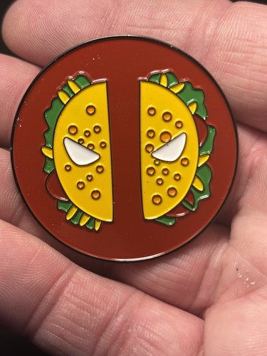 Deadpool Taco Bell Club Merc Hat Pin SEE MY OTHER ITEMS rare Dead Pool Marvel