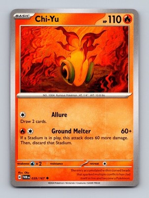TCG Pokemon Karte Chi-Yu TWM 039/167 Eng Oku Twilight Masquerade