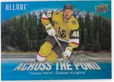 2024-25 Upper Deck Allure - Across the Pond Tomas Hertl #ATP-5 Blue