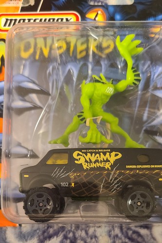 2006  Matchbox Monsters 1:64 DieCast Set "Green Monster Vs. BlackChevy Van" New - Picture 3 of 8